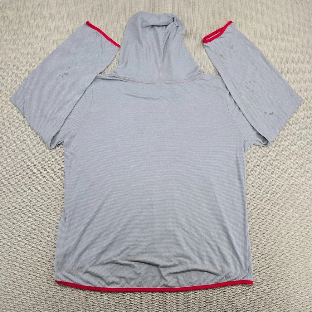 Ole Miss Rebels Hoodie Shirt Mens 3XL Gray Red Graphic Long Sleeve‎ SEC Football